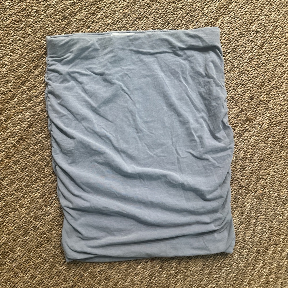James Perse y2k blue cotton mini skirt, size 1.